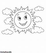 Sunshine Coloring Pages  Coloring Nation sketch template