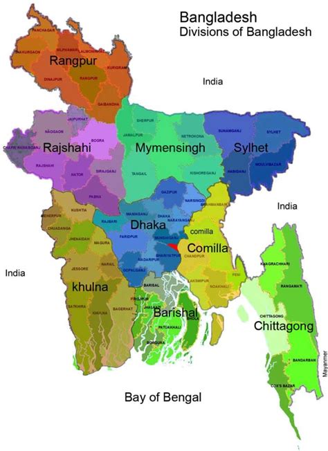 Map of Dhaka Division - Progress Bangladesh EN