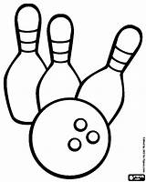Bowling Coloring Pages Printable Sheet Color Getcolorings  sketch template