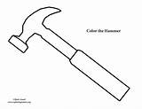 Hammer Coloring Page sketch template