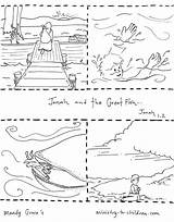 Jonah And The Whale Coloring Pages sketch template