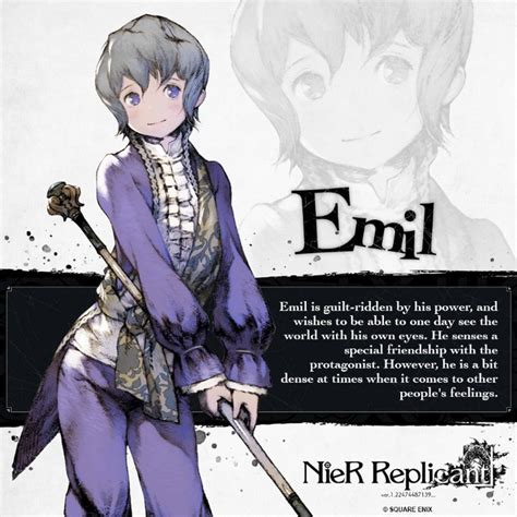 NieR Replicant Ver.1.22474487139... - Emil Character Poster : r/nier