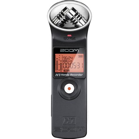 Zoom H1 Ultra-Portable Digital Audio Recorder (Black) ZH1 B&H