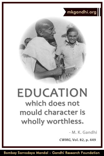 Mahatma Gandhi Forum: Gandhi's Thoughts on Education