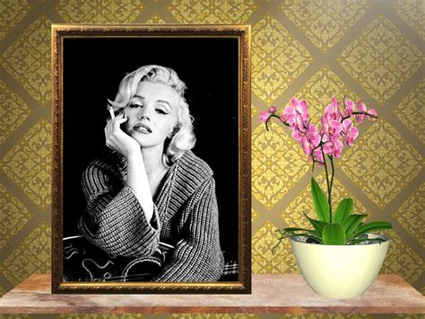 Marilyn Monroe Wall Art 40 Photos PDF & Pngs Marilyn Monroe - Etsy