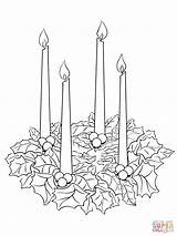 Advent Wreath coloring Page  Free Printable Coloring Pages sketch template