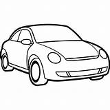 car outline coloring Book Page Line Art Illustration Digital Drawing  sketch template