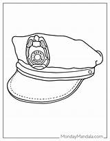 Fireman Hat Coloring Pages sketch template