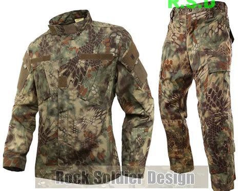 Kryptek Mandrake camouflage military uniform.SHIRT+PANTS,airsoft tactical camo BDU+free shipping ...