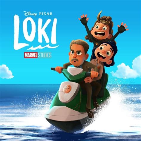 Mobius, Loki and Sylvie in Disney Pixar's Loki |😆| Loki series fan art - Marvel series on D+ Fan ...