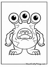 Coloring Pages Of Cute Baby Monsters sketch template