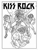 Kiss Band Coloring Pages  Nation sketch template