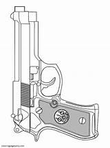Gun Coloring Pages Printable For Free Download sketch template