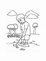 Golf Coloring Pages Free sketch template