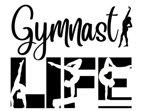 Free Gymnast Girls Life SVG File Gymnastics Gear, Gymnastics Quotes, Gymnastics Outfits ...