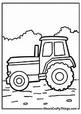 Farm Tractor Coloring Pages To Print sketch template