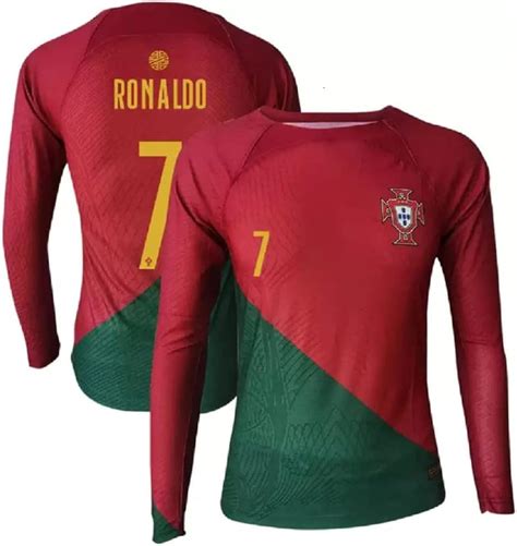 Cristiano Ronaldo 7 Fullsleeve Football Team Jersey 2023-2024 Boys ...