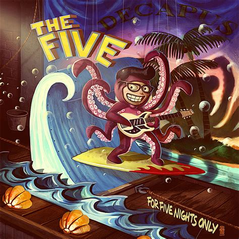 XTN's SKetchbook: The Five (Album Cover Art)