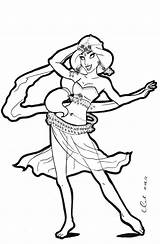 Belly Dance Coloring Pages At GetDrawings  Free Download sketch template