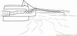 Hull Swing Bridge Coloring Page For Kids  Free Bridges Printable sketch template
