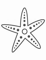 Starfish Coloring Pages Free Printable PDF sketch template