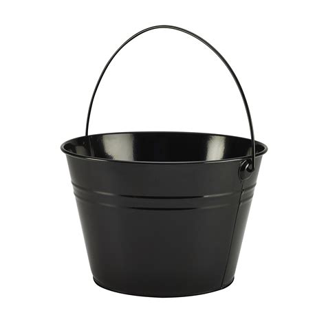 Genware Serving Bucket Black 25 x 17cm | Drinkstuff