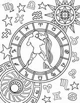 Zodiac Signs Coloring Pages  WONDER DAY — For Children sketch template