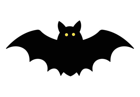 Cartoon Black Bat Icon Clipart on Flat Isolated White Background 10553788 Vector Art at Vecteezy