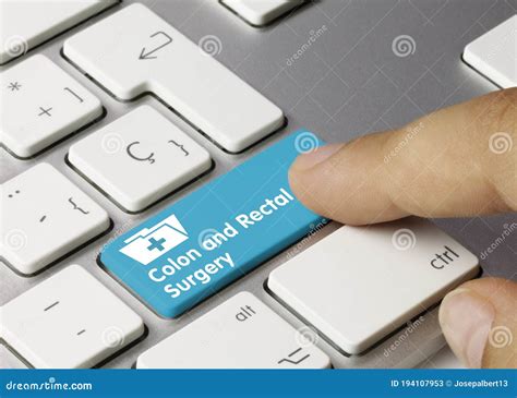 Colon and Rectal Surgery - Inscription on Blue Keyboard Key Stock Image - Image of colon ...