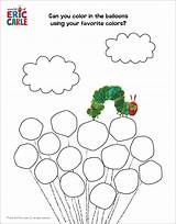 The Very Hungry Caterpillar Coloring Page sketch template