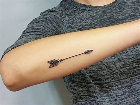 Small Arrow Tattoo On Arm | Small arrow tattoos, Mens arrow tattoo, Arrow tattoo design