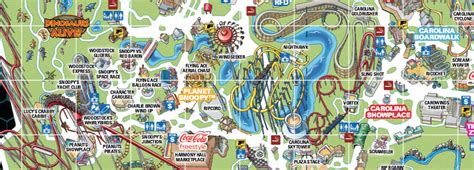 Carowinds | Amusement park, Map, Plan your trip