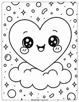 40 Heart Coloring Pages Free PDF To Print  Woo sketch template