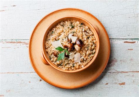 Easy Risotto with Dried Mushrooms Recipe - Outstanding!