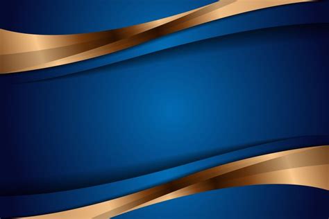 Abstract Background Blue Gold (Graphic) by noory.shopper · Creative ...