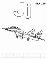 J Is For Coloring Pages sketch template