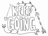 Keep Going Coloring Page By Mentalive  Teachers Pay sketch template