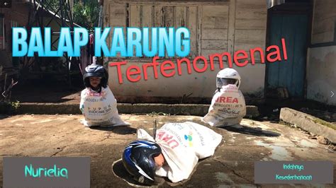 balap karung terfenomel, funny games, lucu - YouTube