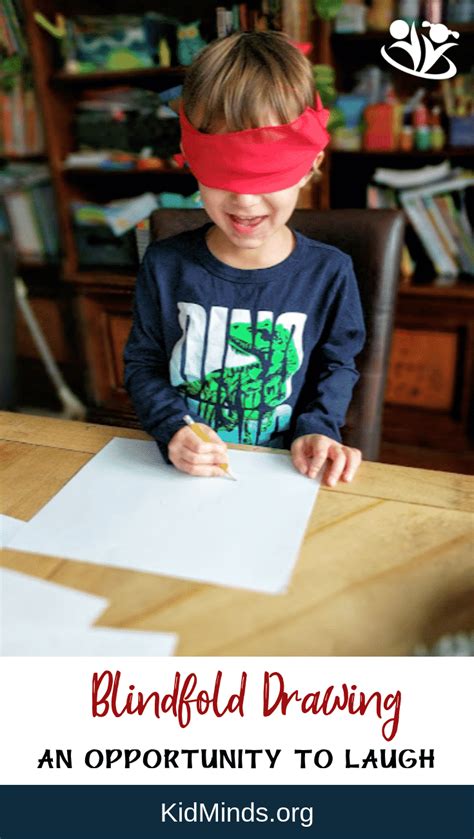 Blindfold Drawing: an Opportunity to Laugh with Our Kids | Drawing ...