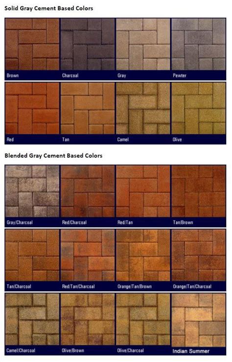 Pavers Products Colors > Brick Pavers Installer Tampa FL - ABC PAVERS