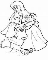 Jacob Coloring Pages  Printables Patriarch Sunday sketch template