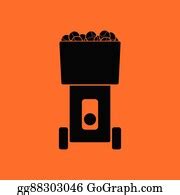 56 Tennis Serve Ball Machine Icon Clip Art | Royalty Free - GoGraph