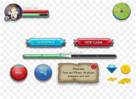 Button Flat Design Game Graphical User Interface, PNG, 800x600px, Game ...