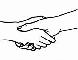 Shaking Hands coloring Page  ColouringPages sketch template