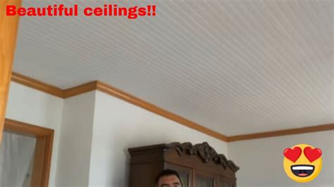 Beadboard Paneling Ceiling Installation | Homeminimalisite.com