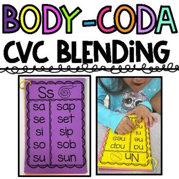 CVC Blending | Body-Coda Blending | Blend Ladders | Science of Reading