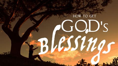 Fellowship 1 International Sermons: How To Get God's Blessings