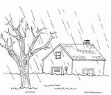 Flood Coloring Pages sketch template