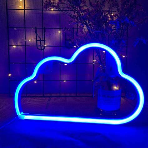 Buy Malarocoby Cloud Neon Signs Cloud Neon Lights Signs for Bedroom Walls Neon Night Lights for ...