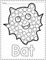 Halloween Dot Markers Coloring Pages By The Kinder Kids  TPT sketch template
